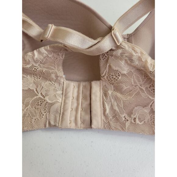 Torrid Curve Wire Free Bra Size 40DDD Tan Lightly Lined Full Coverage Crossback - Picture 7 of 7
